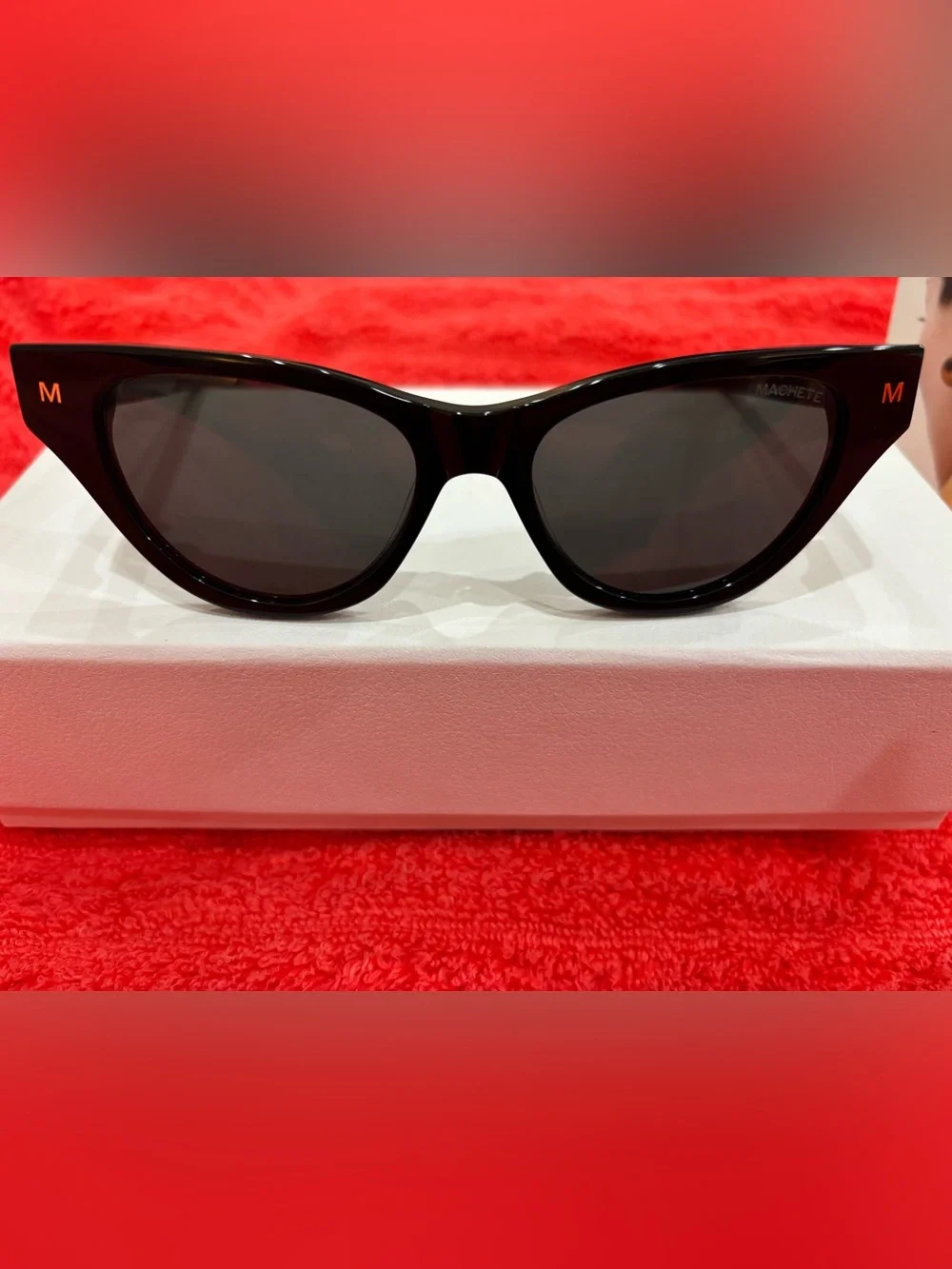 MACHETE Black Cat-Eye Sunglasses